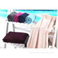 Super soft microfiber ultra plush sheared yoga towel sports towel gym towels edgeless
